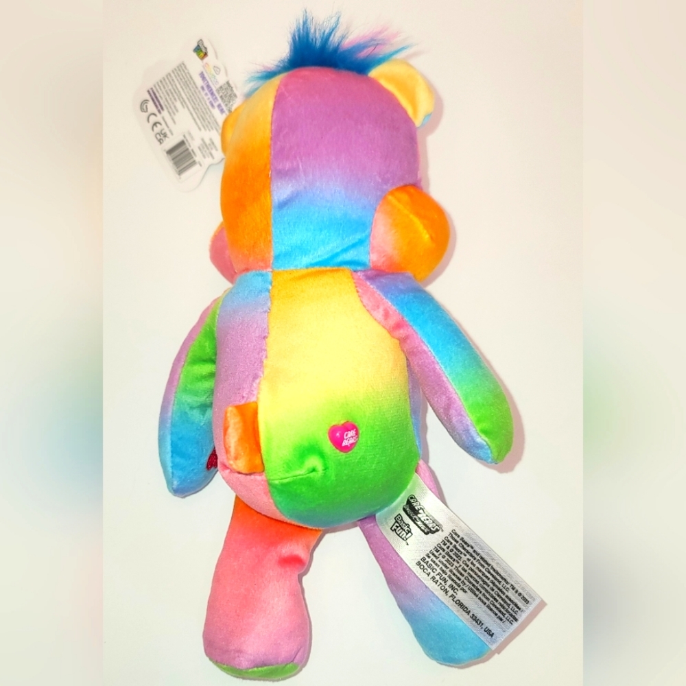 Rainbow Care Bear Doll 2023 BNWT 11" - Picture 3 of 7